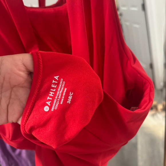 NWOT Athleta Maldives Bra Cup Tankini/Workout Tank - Picture 5 of 5